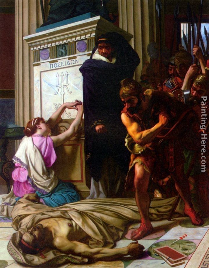 Camille Felix Bellanger The Death of Demosthenes